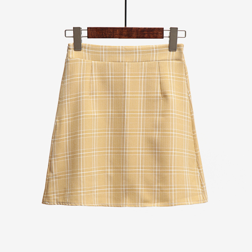New College Style Half-length Skirt with Big Size in Summer