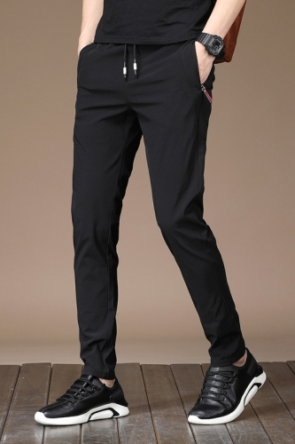 Men's Tri-color Fast-drying Trousers in Zipper Pocket
