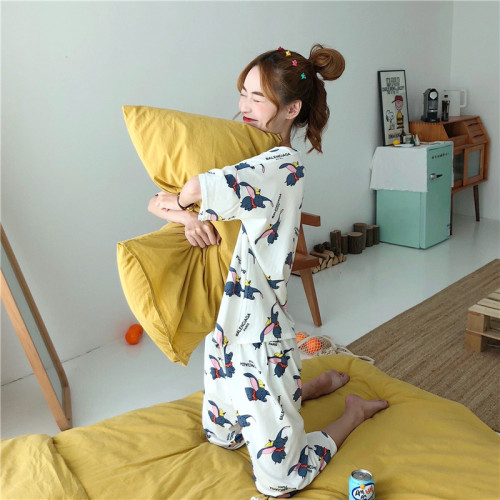 Real-price Korean net red bag pajamas, home clothes, girlfriend pajamas, three sets