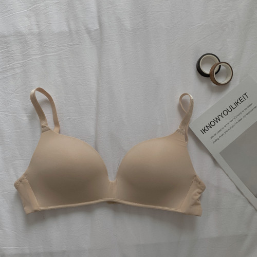 Real price, comfortable, steel-free ring, bra, lady's bra, one-piece, thin, small-breasted, seamless underwear