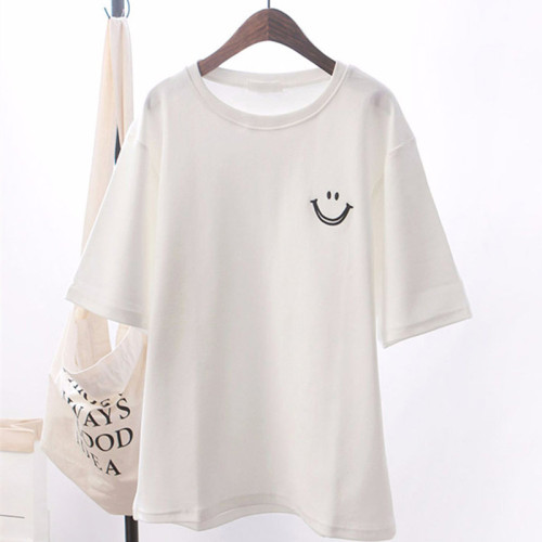 Official ins super hot short sleeve T-shirt for women 2020 new Korean fashion lazy style BF loose and versatile