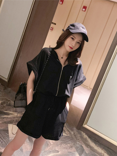 New cap-tied, waistcoat-tightened pants, women ins small casual wide-legged pants