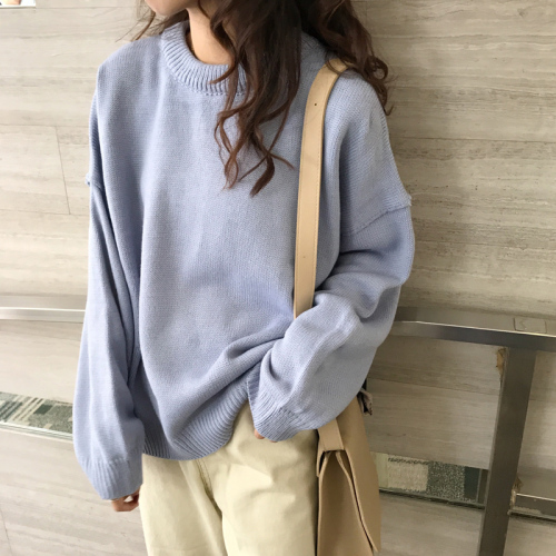 A New Simple, Easy and Thicker Sweater with Loose Korean Wind for Autumn and Winter Video Screen