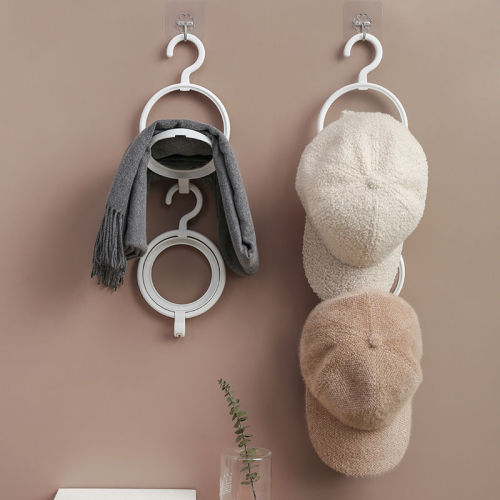 Hang a hat, store artifact, arrange a hanger, hang a hook on the wall behind the door, hang a hat hanger on the wall of the bedroom and dormitory