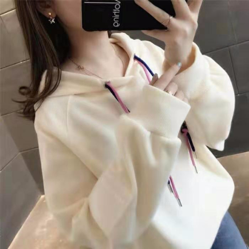 Hoodie versatile student Korean spring and autumn 2019 new coat loose college style sweater women fashion ins