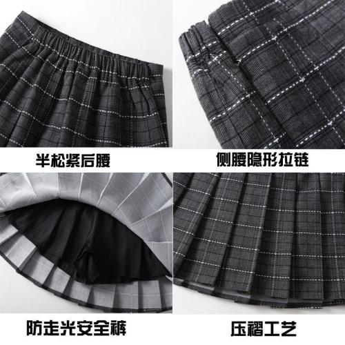 Children's half length skirt pleated skirt children's dress autumn 2019 Korean version CUHK short skirt academy style versatile girl's skirt