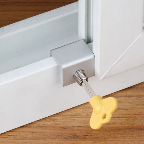 Child protection safety lock artifact anti theft limiter window lock aluminum alloy screen window lock sliding door lock