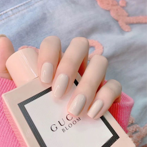 Mandarin duck net red popular color pure white cream long lasting phototherapy glue 2020 new ice transparent nail polish