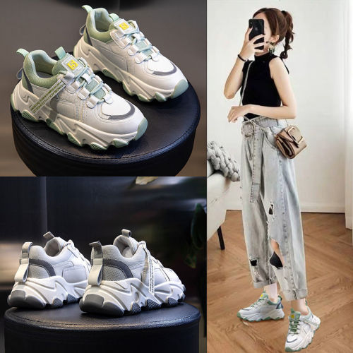 Shoes female students Korean new single shoes father shoes women net red ins super hot fashion summer sports casual shoes