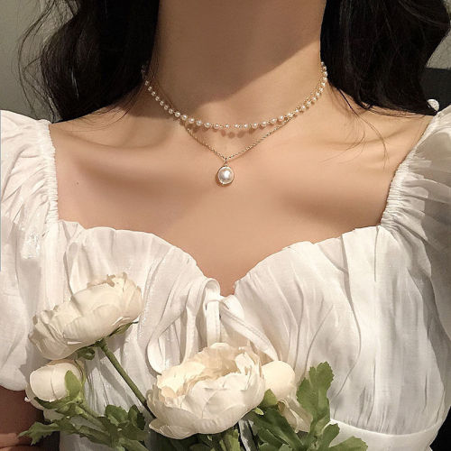 Memory clavicle chain net red versatile neck chain fashion simple neck jewelry necklace Korean version Choker Necklace
