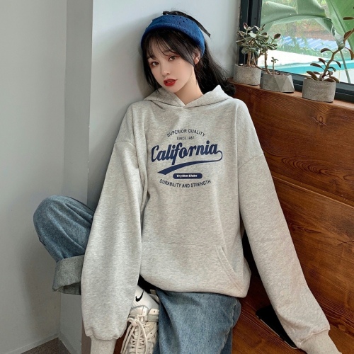 Women's Hoodie in real photo thin sweater