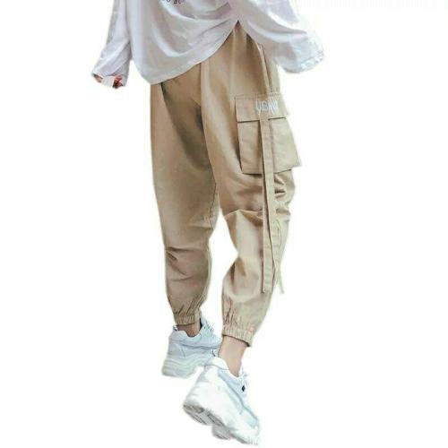 Overalls women's loose ins Korean version nine point Leggings hip hop trend student sports casual pants versatile women's pants