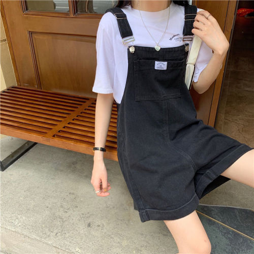 Waist pants female students Korean version loose 2020 new style age reduction show thin net red leisure Wide Leg Jeans Shorts women summer