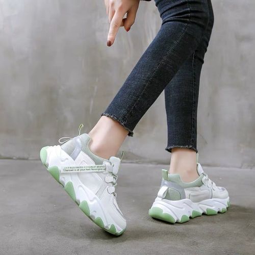 Shoes female students Korean new single shoes father shoes women net red ins super hot fashion summer sports casual shoes