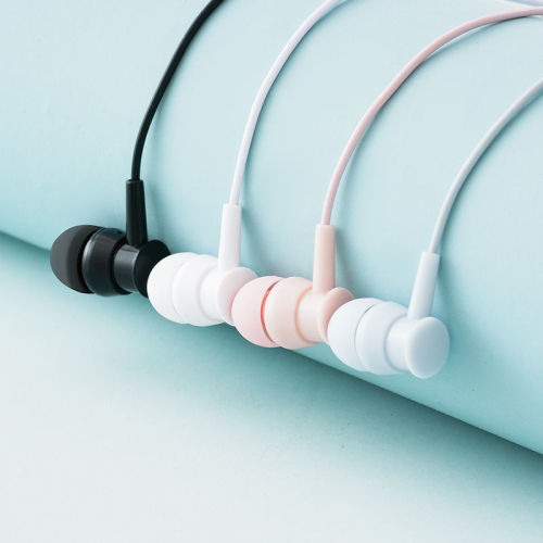 Wired earphone with high color for Apple Huawei vivo oppo earphone in ear earphone Korean version