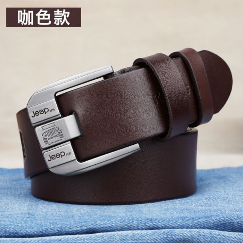 Belt men's pin buckle versatile men's belt young middle-aged belt casual simple