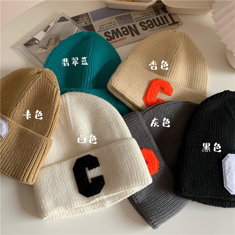 Real shooting real price autumn and winter Korean version net red ins branded knitted men's and women's woolen hat versatile personalized warm hat