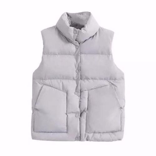 New loose cotton waistcoat for women autumn and winter Short Student Korean version