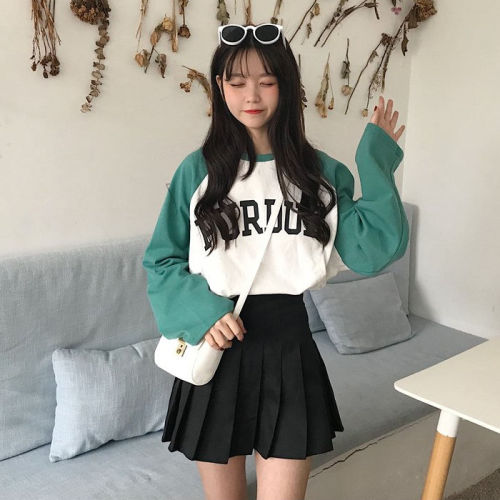 Spring and autumn new style of women's clothes with autumn clothes and long sleeve T-shirt for female students