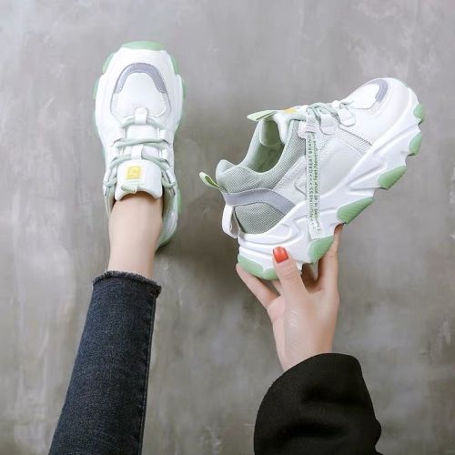 Shoes female students Korean new single shoes father shoes women net red ins super hot fashion summer sports casual shoes