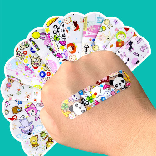 Cartoon band aid lovely waterproof and breathable hand protection band aid hemostasis wound plaster transparent anti abrasion foot OK bandage