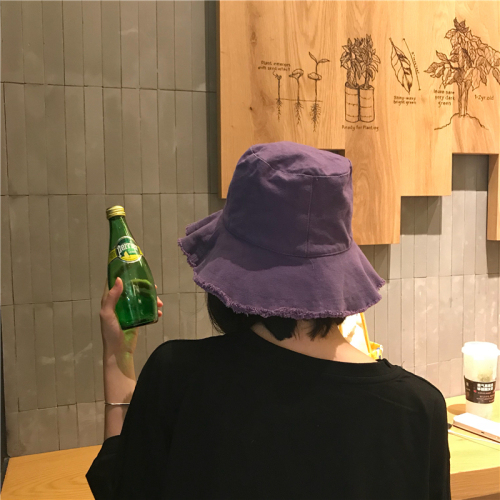 Real price rough edged fisherman hat female summer sun visor hat leisure edging basin hat