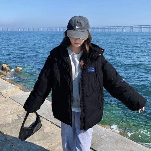 Hong Kong style cotton clothes cotton clothes new women's bread clothes winter clothes small tide thickened short coat