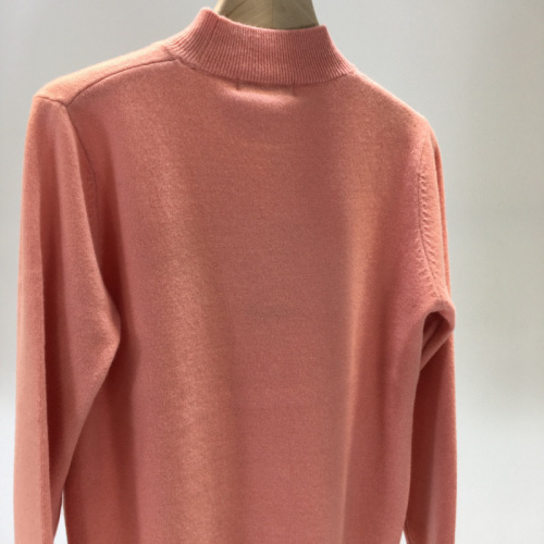 Knitwear new 2021 half high neck net red sweater women's autumn loose windbreaker with bottom shirt