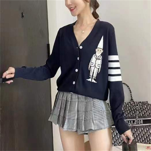 Spring new Belle house aging slim fashionable top collar long sleeve thin knit bottomed shirt