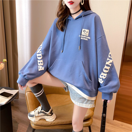 Real shooting fried Street cotton large size women's clothing spring and autumn thin long sleeve sweater women's Korean loose and thin design top