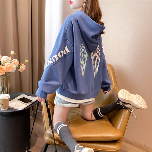 Real shooting fried Street cotton large size women's clothing spring and autumn thin long sleeve sweater women's Korean loose and thin design top