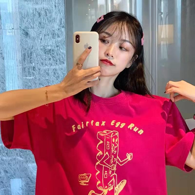 Summer style Korean version of Hong Kong Style half sleeved loose minority short sleeved t-shirt female blouse student