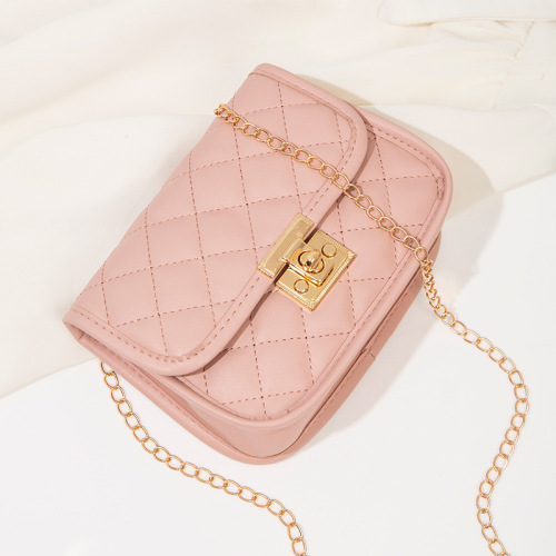 Women's bag personalized embroidered thread bag cover lock small square bag wholesale 2022 Korean version new single shoulder diagonal span zero wallet