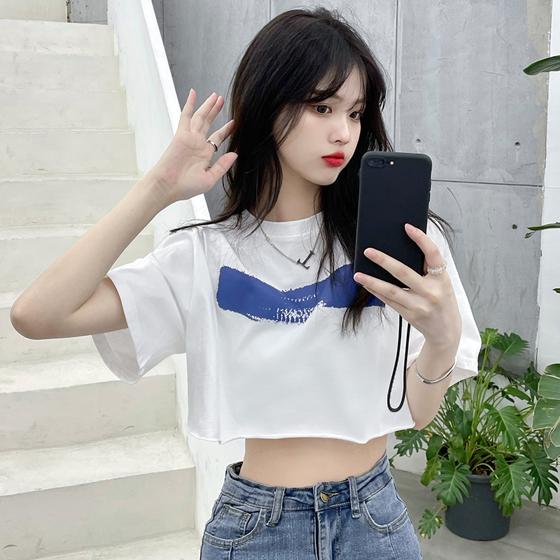 Tiktok live broadcast of the hot cotton girl collar shirt