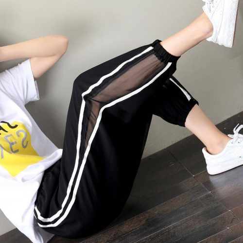 Korean pants women's fat and thin Capris loose and thin summer Leggings casual sports pants women's fashion