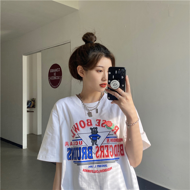 Summer new Korean fashion, foreign style, bottomed shirt, design sense, short sleeved shirt, women's loose top