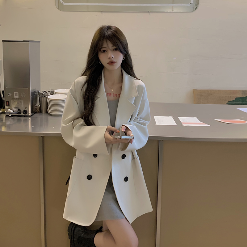 Real shooting real price 2022 spring Korean small suit coat women's fashion leisure net red loose suit women