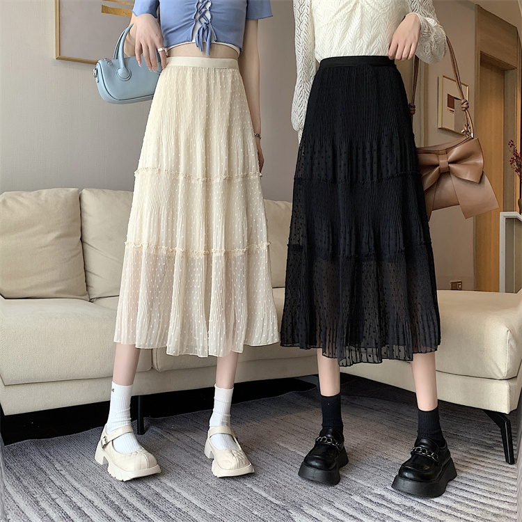 Real price chiffon long high waist skirt fairy skirt