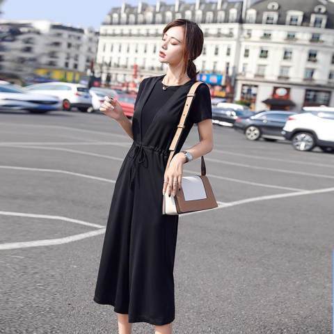 Fat mm large women's wear 2022 summer casual suspenders women's wide leg pants loose and thin fashion one-piece pants