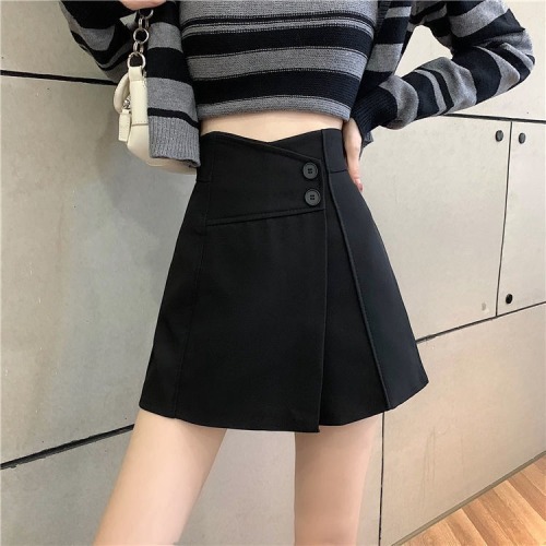 Suit double-layer underwear  new irregular casual A-line trouser skirt