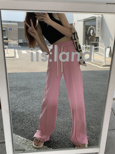 Real shooting and real price ~ yo pants tall pants light skin in spring and summer comfortable elastic waist versatile casual pants
