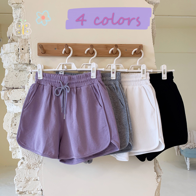 Official figure sports shorts women's summer 2020 thin style is thin and versatile. Wear high waist loose casual pants outside