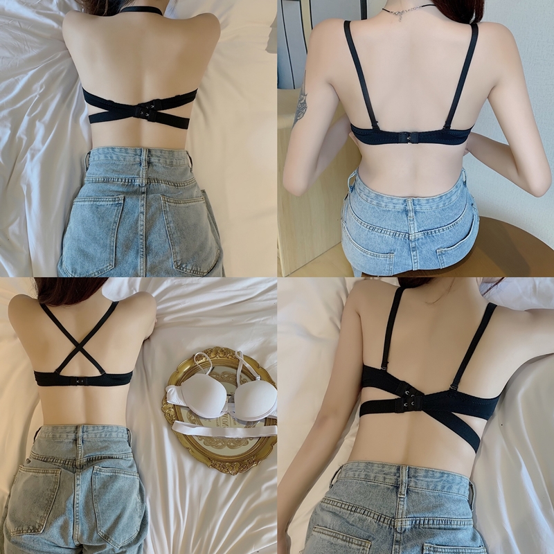 Real price ~ backless deep V sexy multi wearing method w-back bra low neck dress with underwear