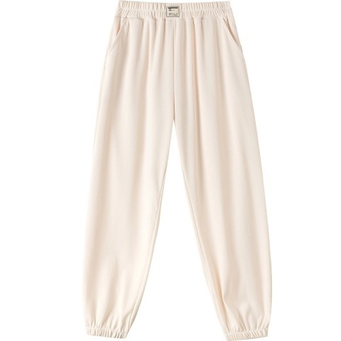 Ice silk sweatpants women's loose legged bloomers 2022 spring and summer new slim casual Harlan pants