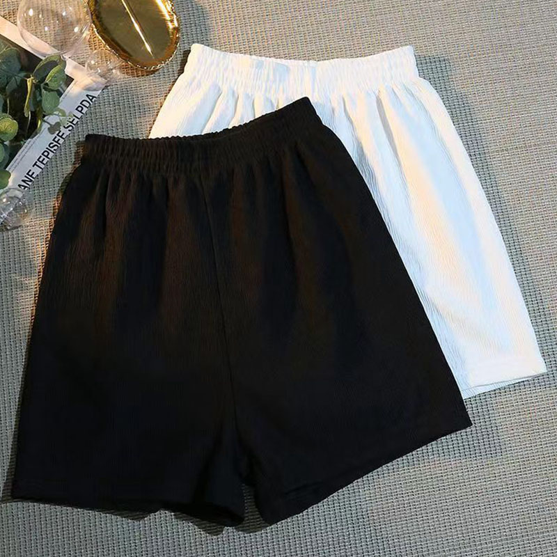 Original volume # sports shorts female 2022 summer high waist thin loose wide leg A-shaped hot pants student running underpants