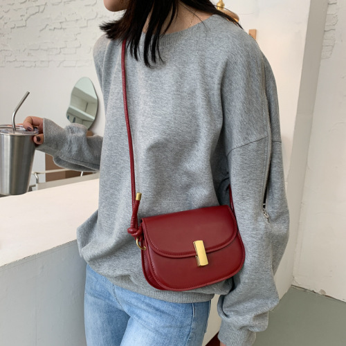 Vintage messenger bag women's bag  fashion new trend net red trend ins saddle bag single shoulder bag