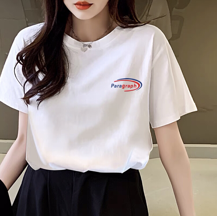 [Ziyi family] simple and versatile color matching short sleeve T-shirt 0192# WTT