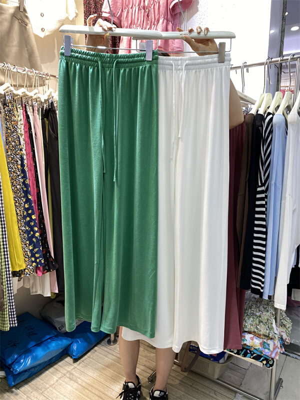 goods in stock! New in early summer! [Wo / men 2nd store] Korean version elastic waist hanging casual pants 3326# zxl