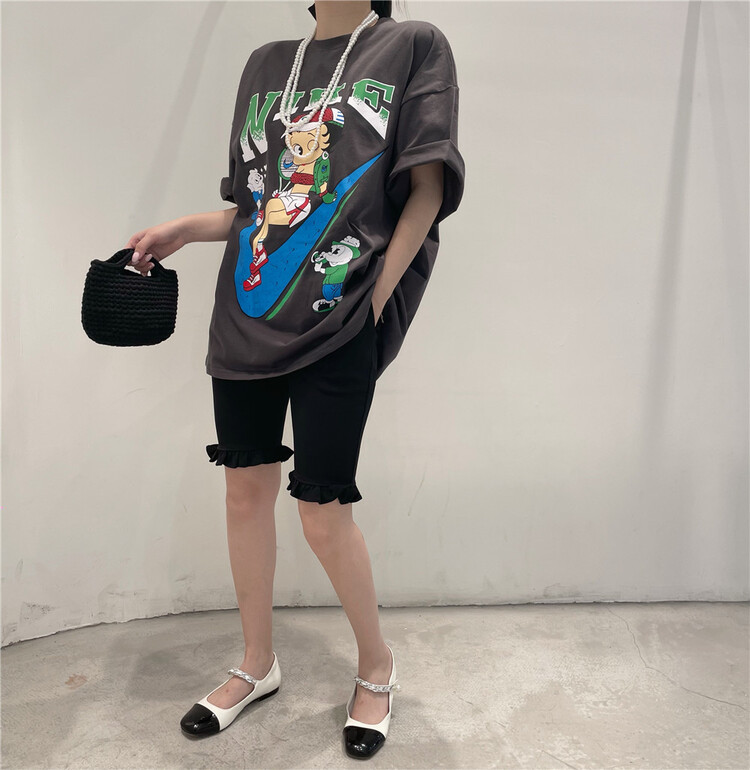 [rich rich] Korean loose print short sleeve T-shirt 77805# zyh
