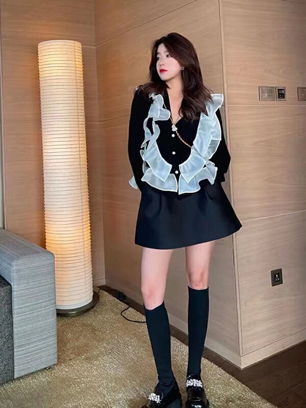 [queen] Korean A-line versatile skirt a99969# ozq